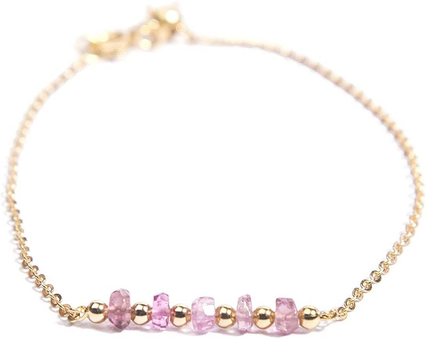 Brass Tourmaline Silver Bracelet