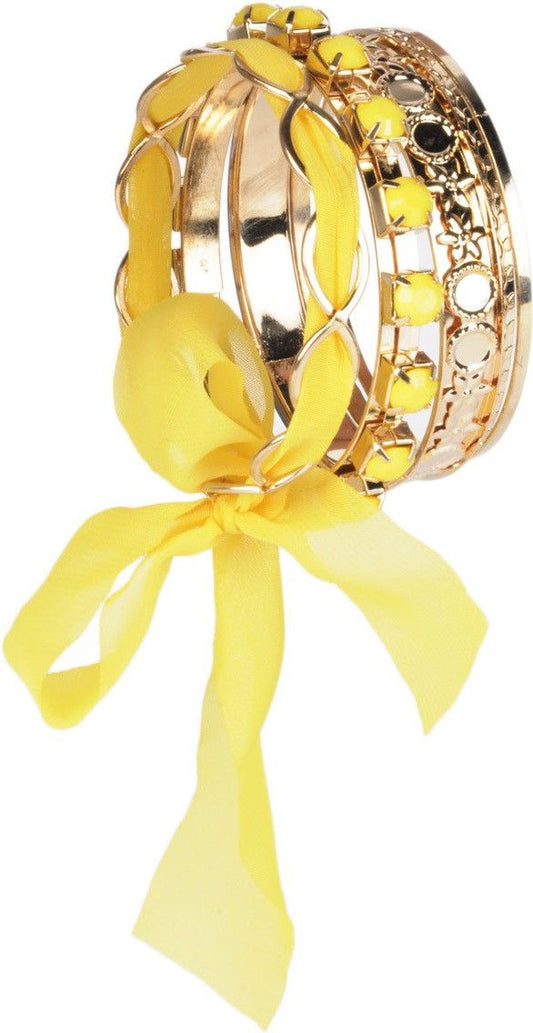 Shining Diva Alloy Bangle Set