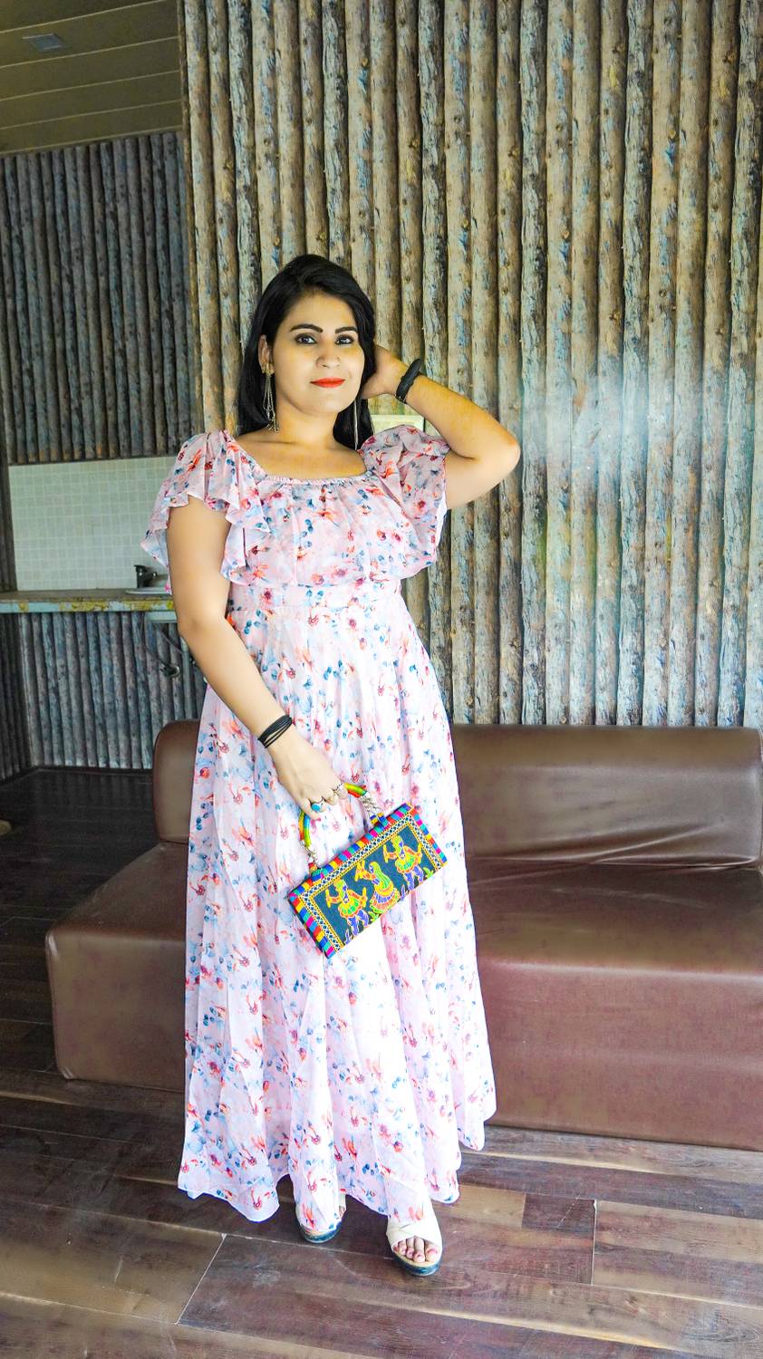 Women Maxi Multicolor Full Length Dress