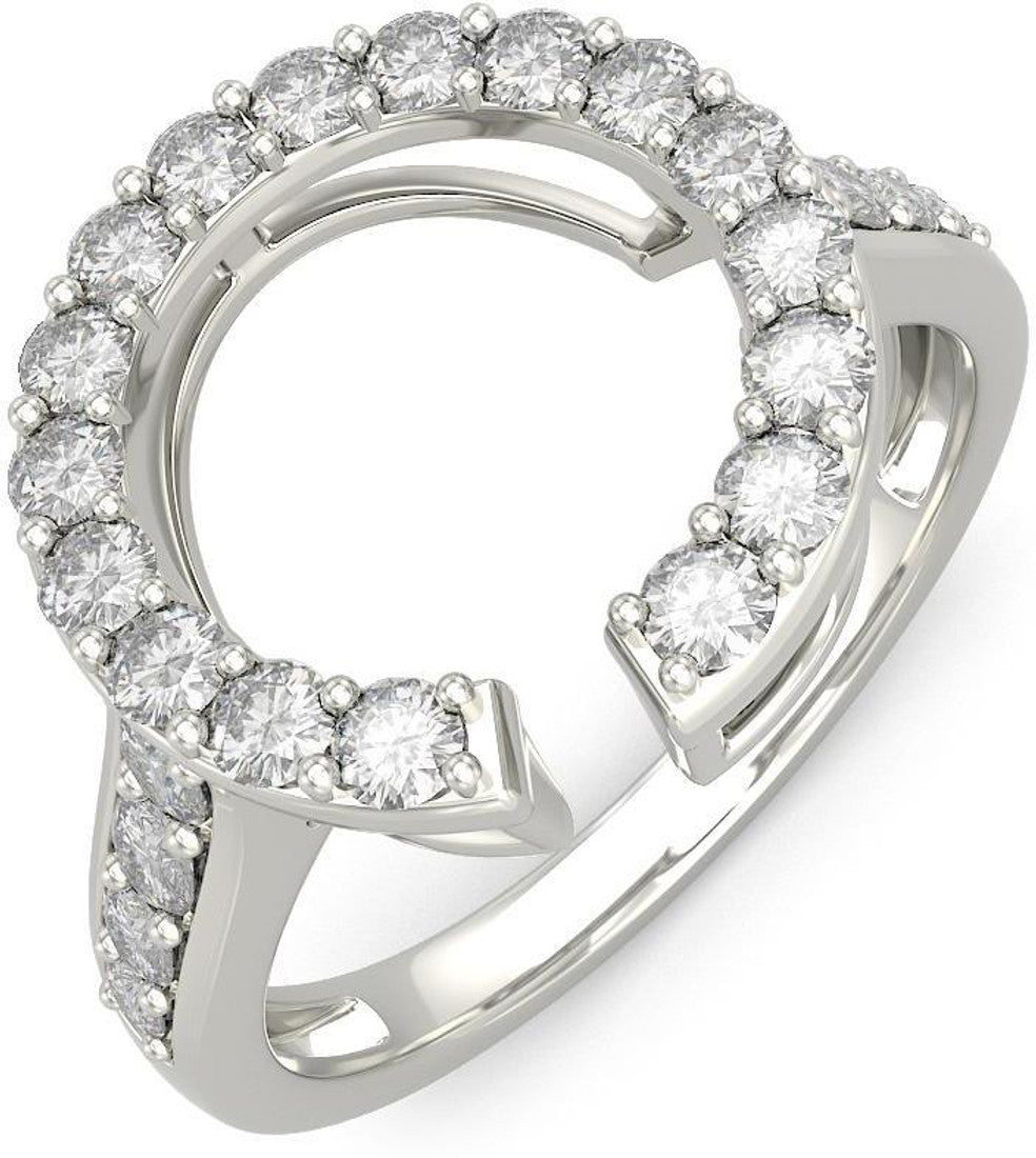 BlueStone Break Away White Gold Diamond 14 K Ring