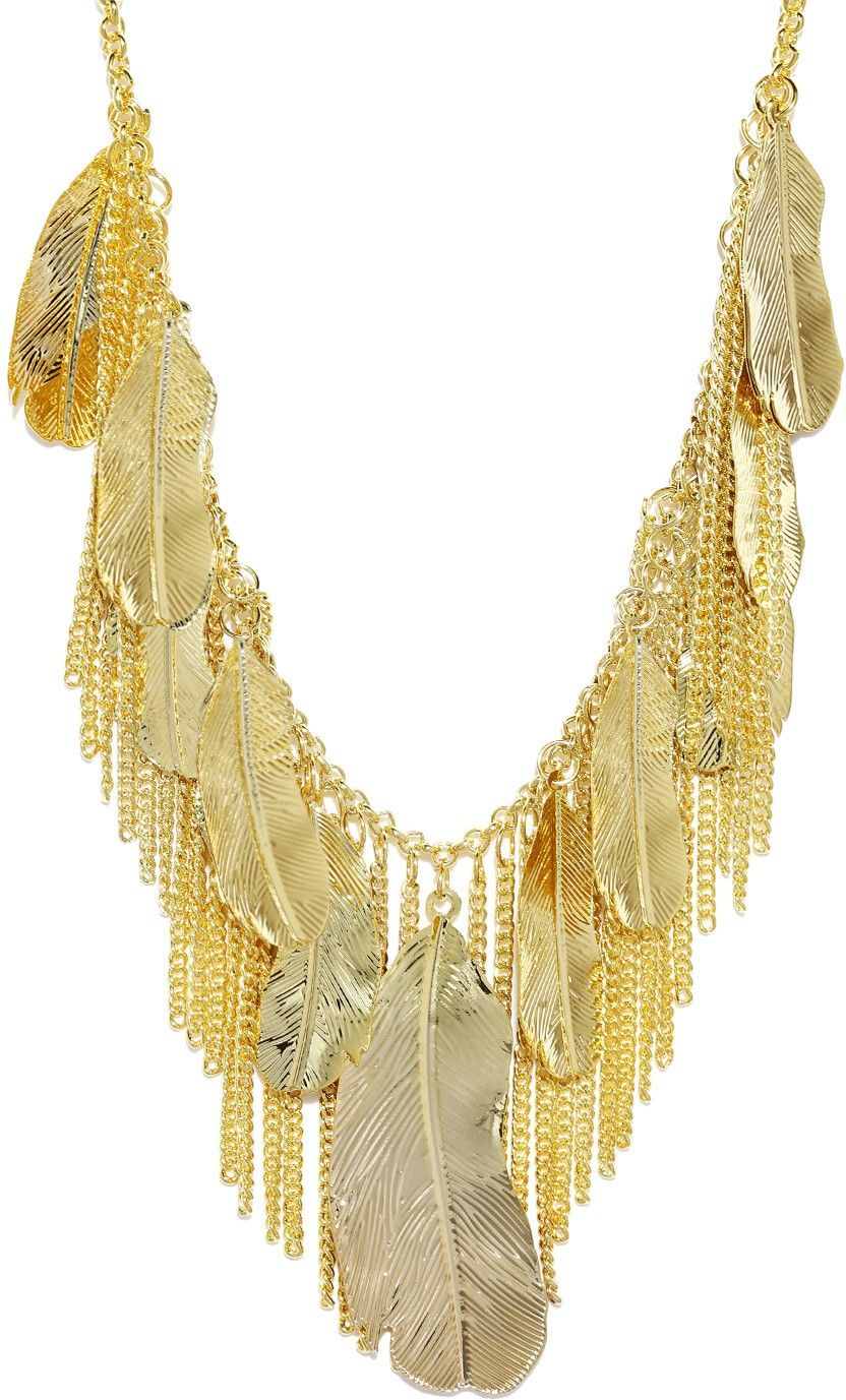 DressBerry Enamel Plated Metal Necklace