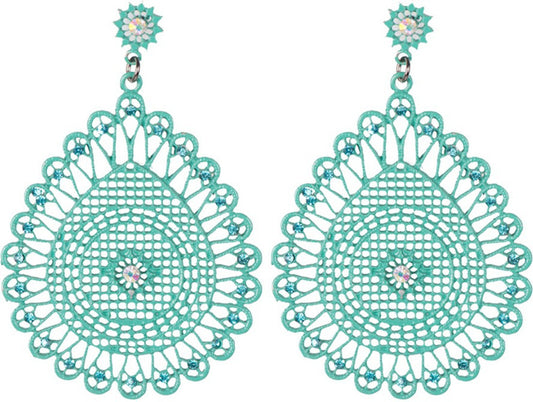 Taj Pearl Designer  K Alloy Drop Earring