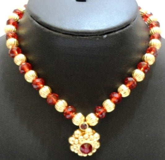 Aahana Creations Aahana Collections Necklace Chain Yellow Gold Plated Alloy Necklace