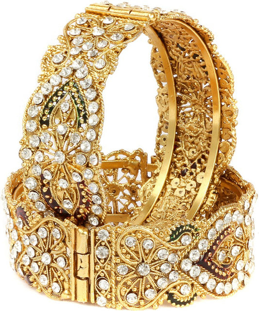 99HomeMart Alloy Cubic Zirconia Bangle Set