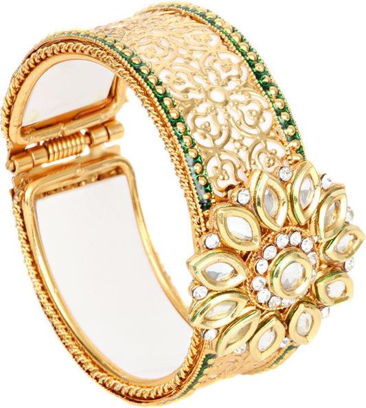 99HomeMart Metal Cubic Zirconia Bangle