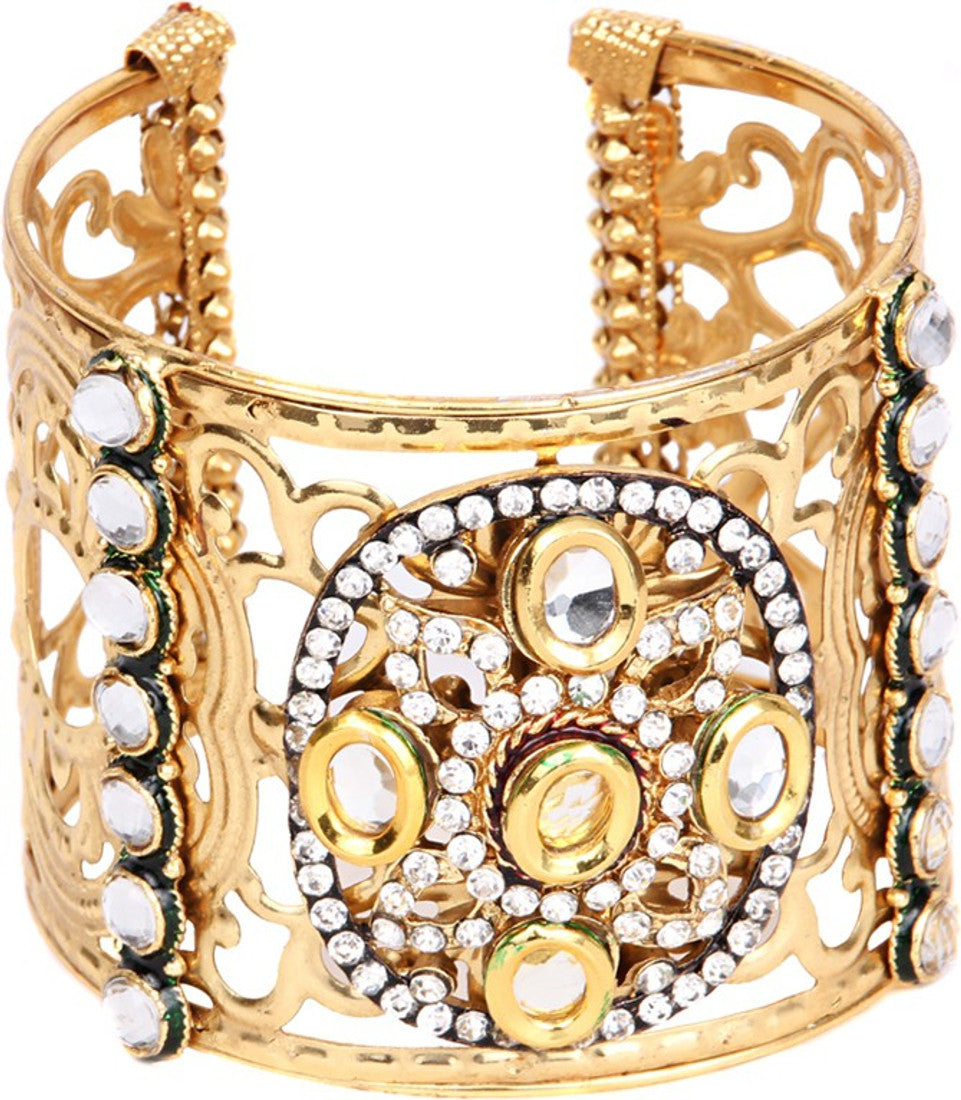 99HomeMart Metal Cubic Zirconia Kada