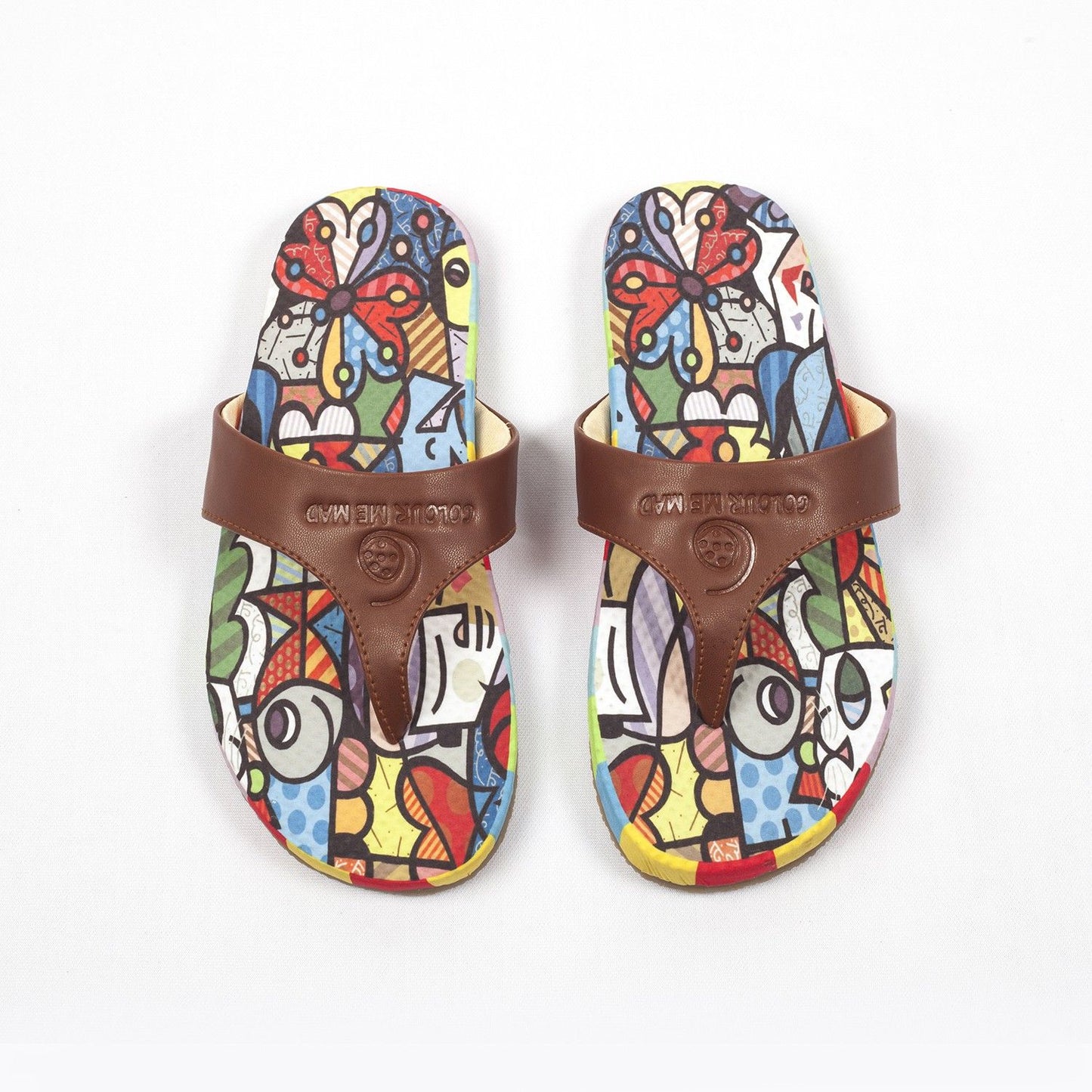 Colour Me Mad Flip Flops