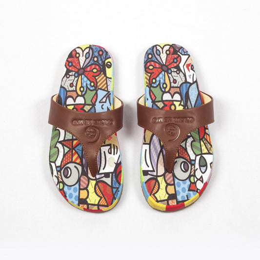 Colour Me Mad Flip Flops