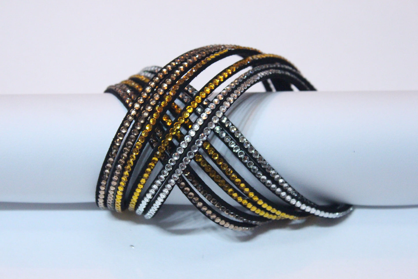 Blossom Berry Fabric Bracelet