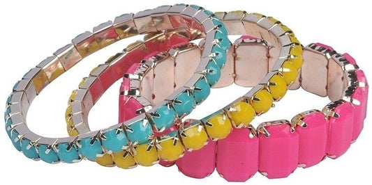 Crunchy Fashion Resin Bangle Set