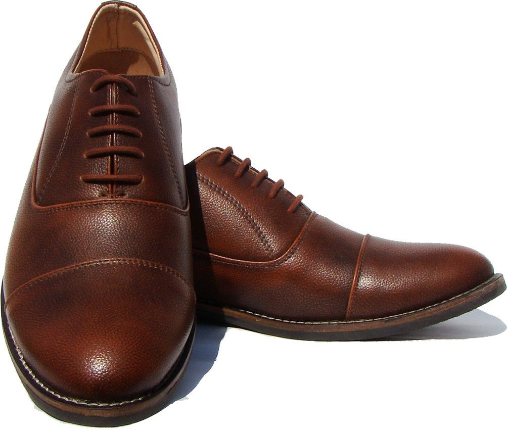 ASM Copper Antique Finish Oxford Corporate Casual Shoes