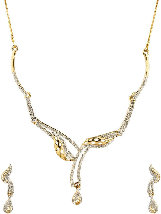 Voylla Artifictial Classic Textured Alloy Jewel Set