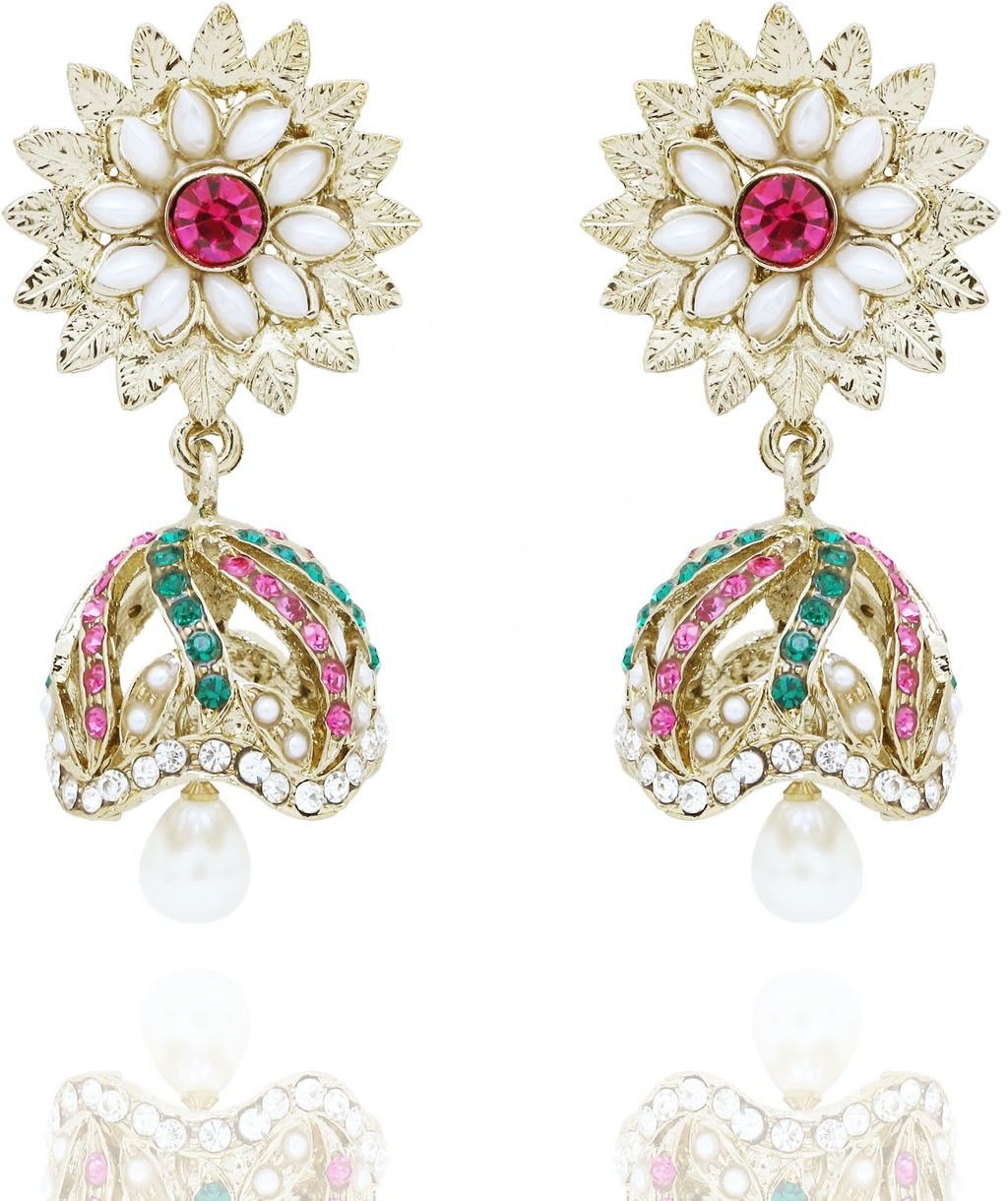 Forever Carat Elegant Alloy Jhumki Earring