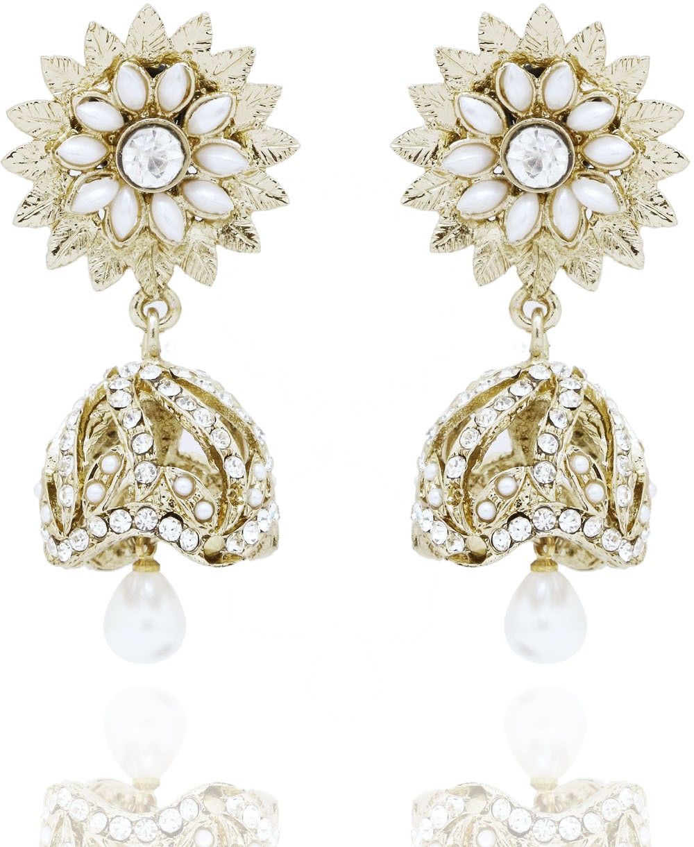 Forever Carat Elegant Jewel Alloy Jhumki Earring