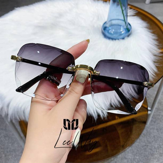 Gradient, UV Protection Rectangular Sunglasses (Free Si...