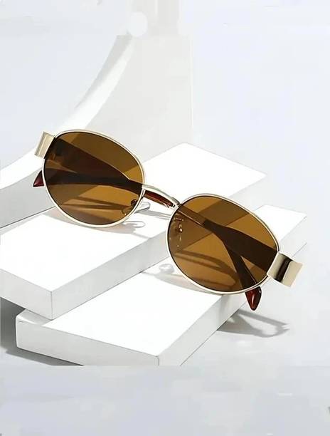 Polarized Oval Sunglasses (Free Size)