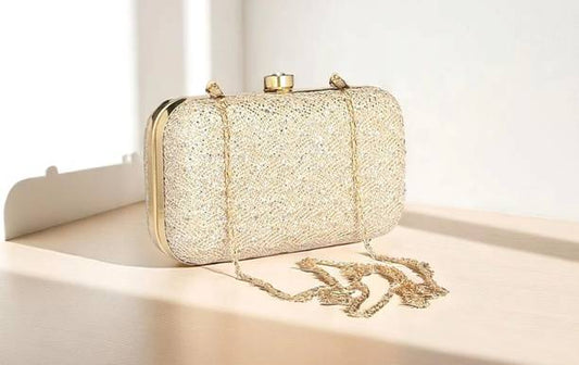 Party, Casual, Formal, Sports Gold  Clutch