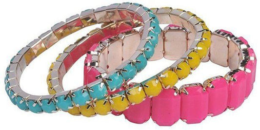 Jewel Touch Alloy, Resin Bracelet Set