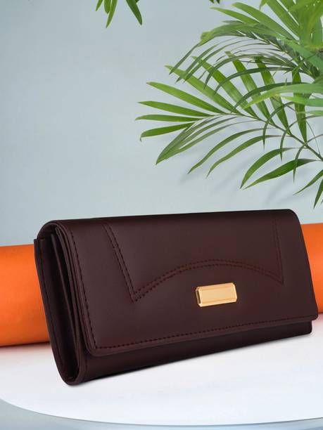 Casual, Formal, Party Brown  Clutch  - Regular Size