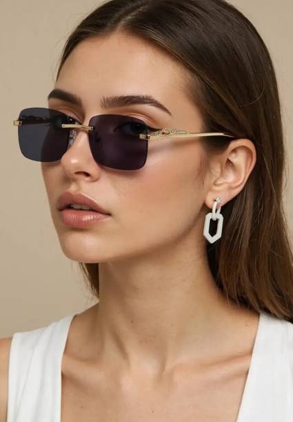 UV Protection Retro Square Sunglasses (55)