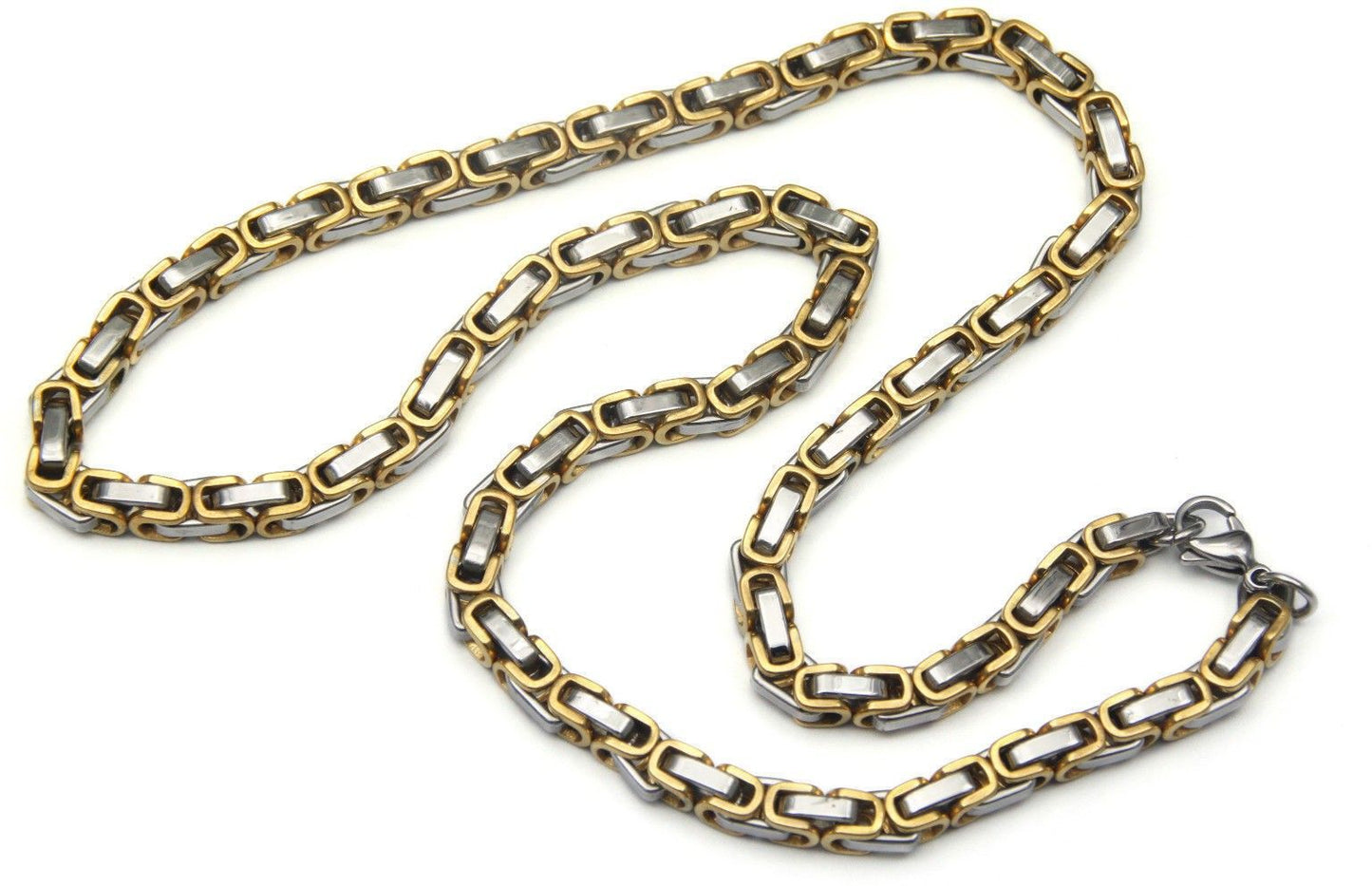 Magic 22K Yellow Gold Plated Brass Chain