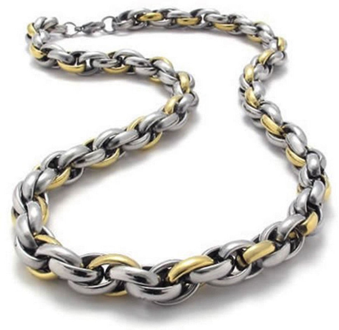 Magic 22K Yellow Gold Plated Brass Chain