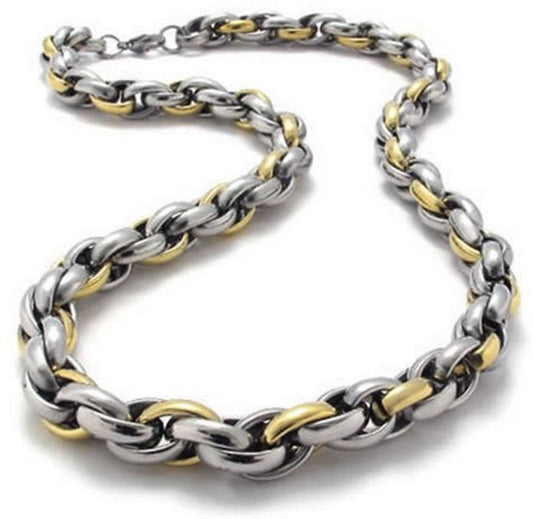 Magic 22K Yellow Gold Plated Brass Chain