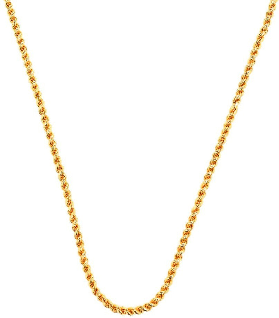Magic 22K Yellow Gold Plated Brass Chain