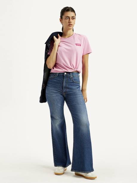 Women Slim High Rise Blue Jeans