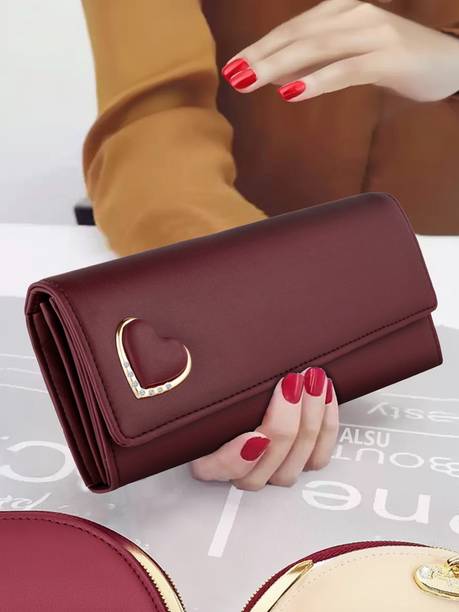 Casual, Party, Formal Maroon  Clutch
