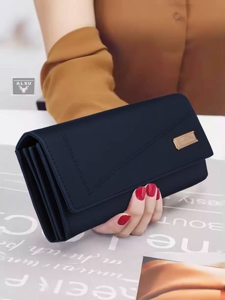 Casual, Party, Formal Blue  Clutch  - Regular Size