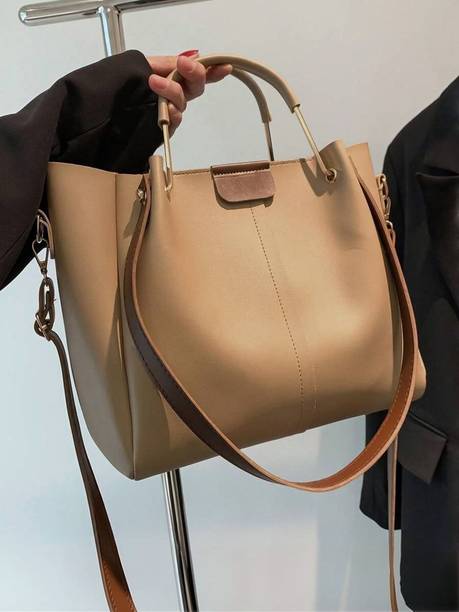 Women Beige Shoulder Bag