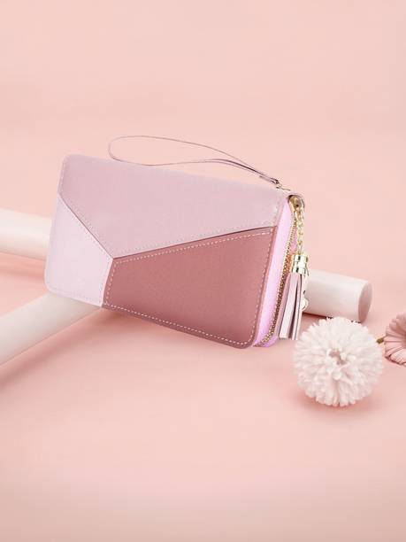 Casual Pink  Clutch  - Regular Size