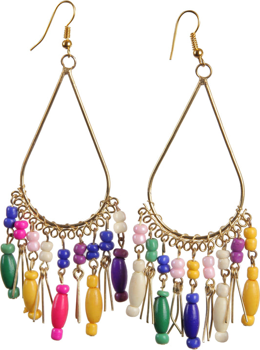 Pink Rose Princess Delight Alloy Dangle Earring