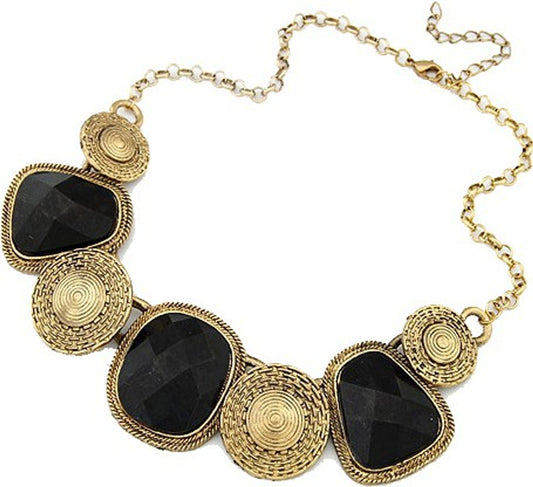 Zaicus Resin Geometric Choker Collar Alloy Necklace