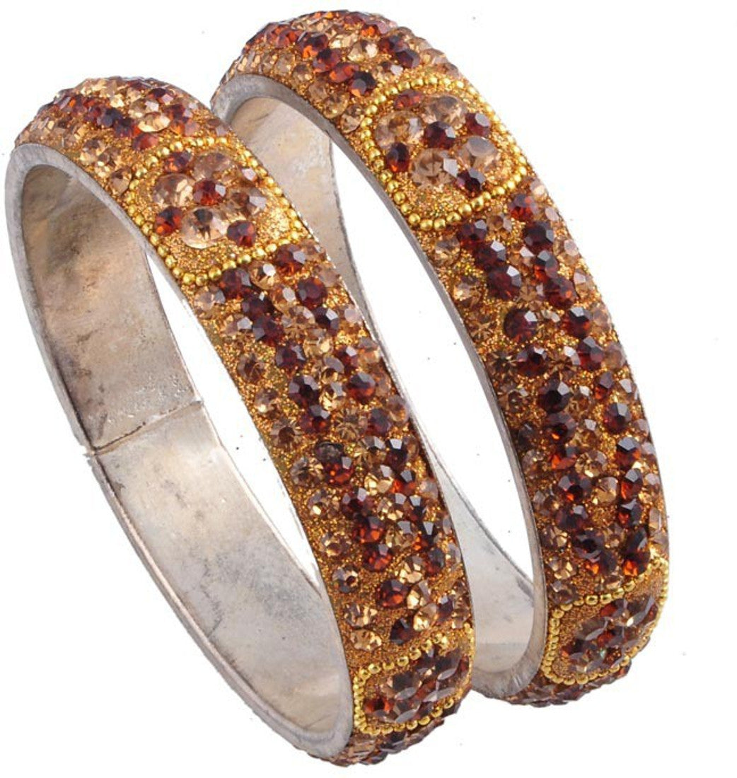 Ridhi Sidhi Collection Brass Bangle Set