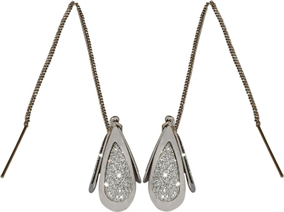 Sparkling Drop Fashion Sparkle Stainless Steel Dangle Earring