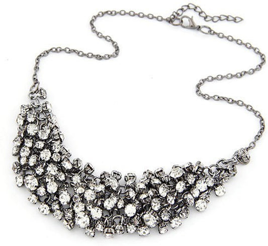 Zaicus Shiny Drops Statement Alloy Necklace
