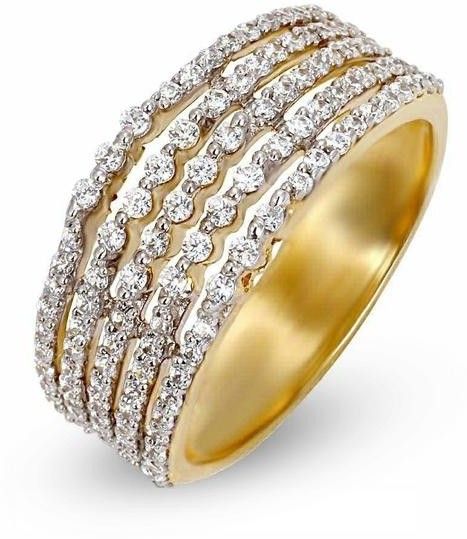 Shashvat Jewels Yellow Gold Diamond 14 K Ring