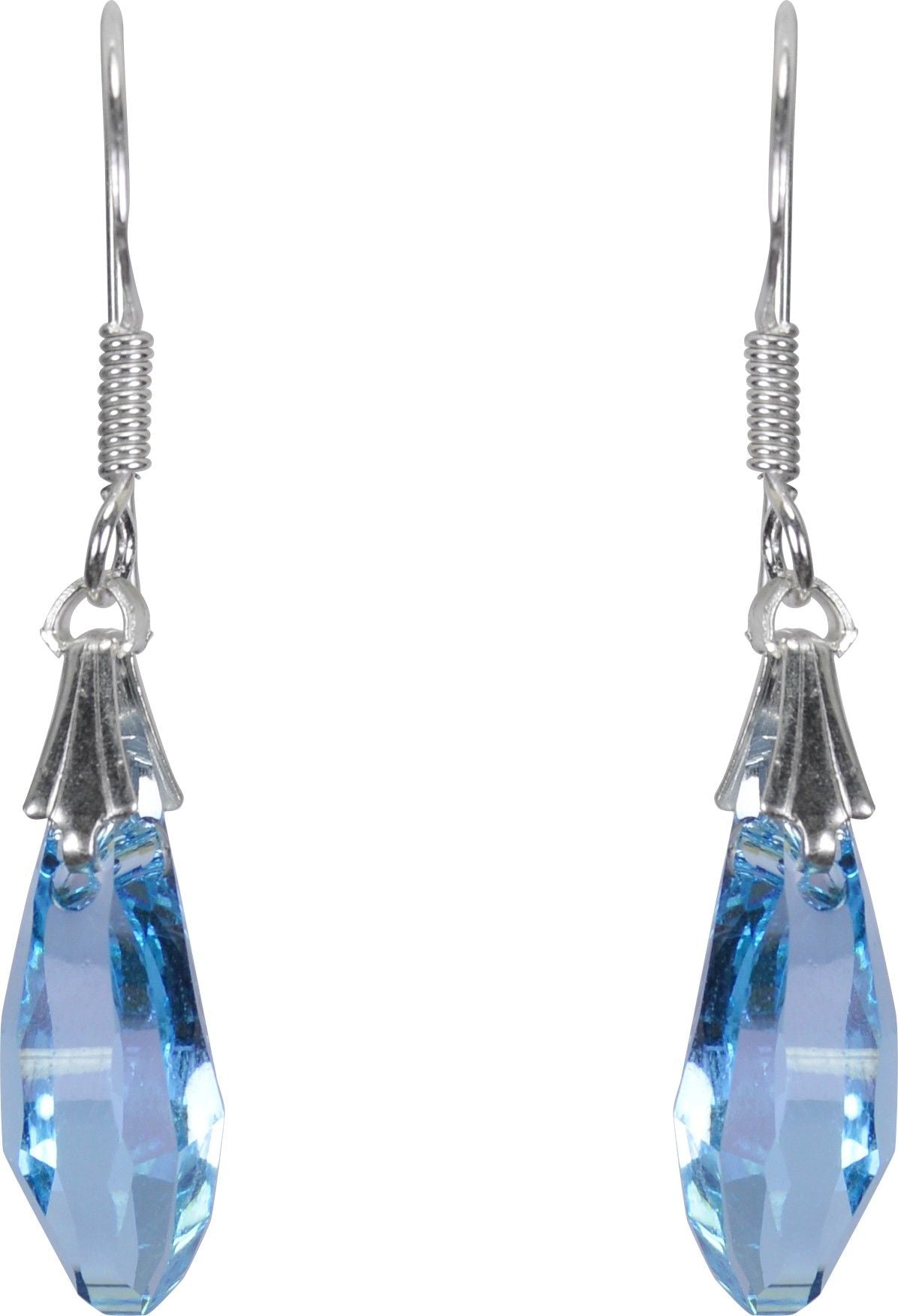 Pearl Paradise Complete Women - (A) Swarovski Crystal Silver Dangle Earring