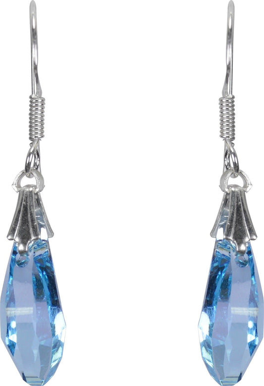 Pearl Paradise Complete Women - (A) Swarovski Crystal Silver Dangle Earring