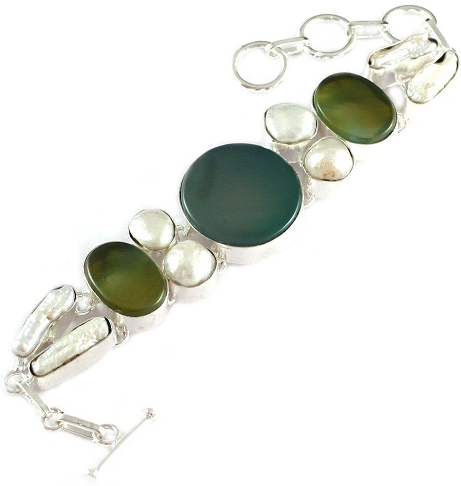 925 Silver Alloy Silver Bracelet