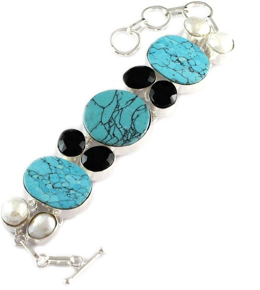 925 Silver Alloy Silver Bracelet