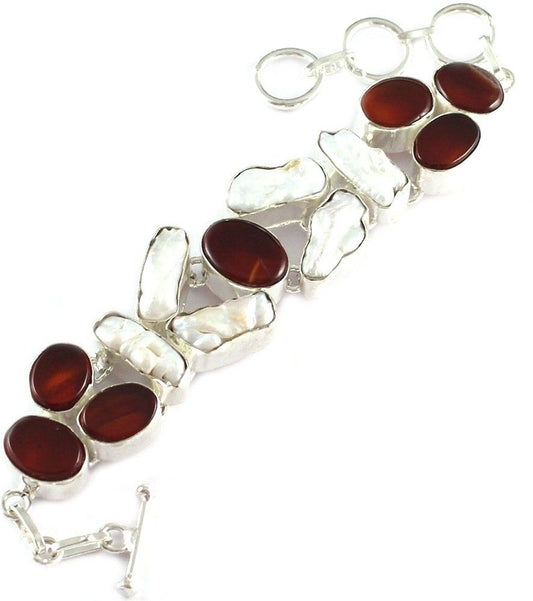 925 Silver Alloy Silver Bracelet