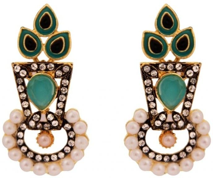 Vaishali Bindi and Bangles Zircon Alloy Drop Earring