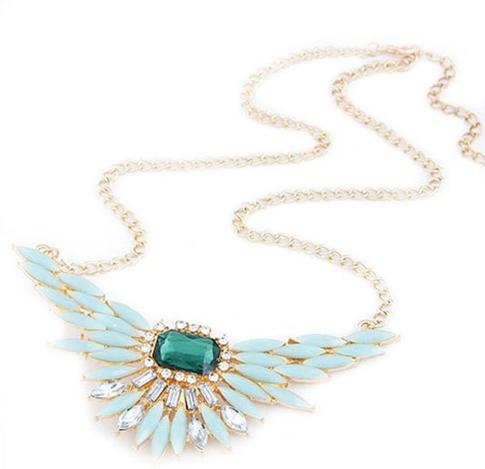 Zaicus Vintage Wings Choker Alloy Necklace