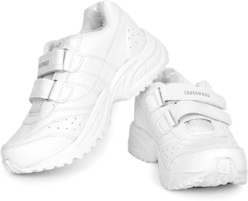 TOUCHWOOD KIDS UNISEX SCHOLAR WHITE SCHOOL SHOE Running Shoes