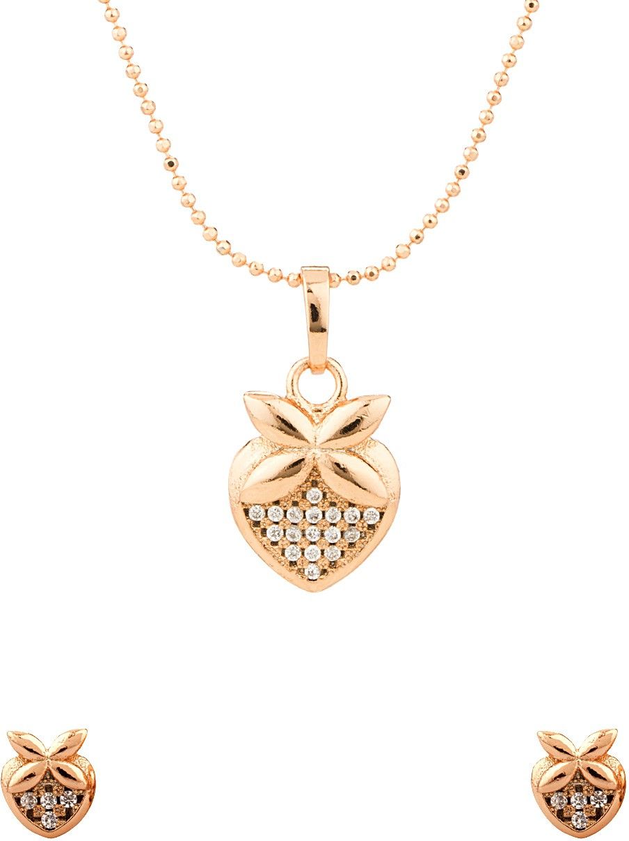 Voylla Artifictial Simplicity Plain Alloy Jewel Set