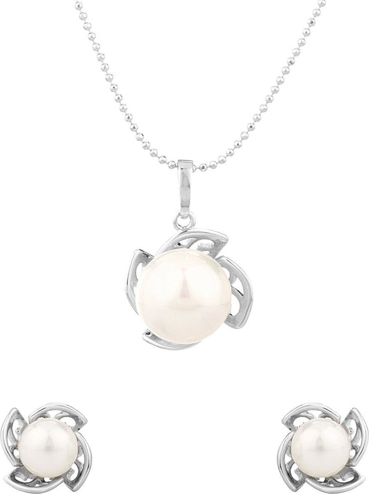 Voylla Artifictial Floral Plain Alloy Jewel Set